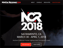 Tablet Screenshot of norcalregionals.com